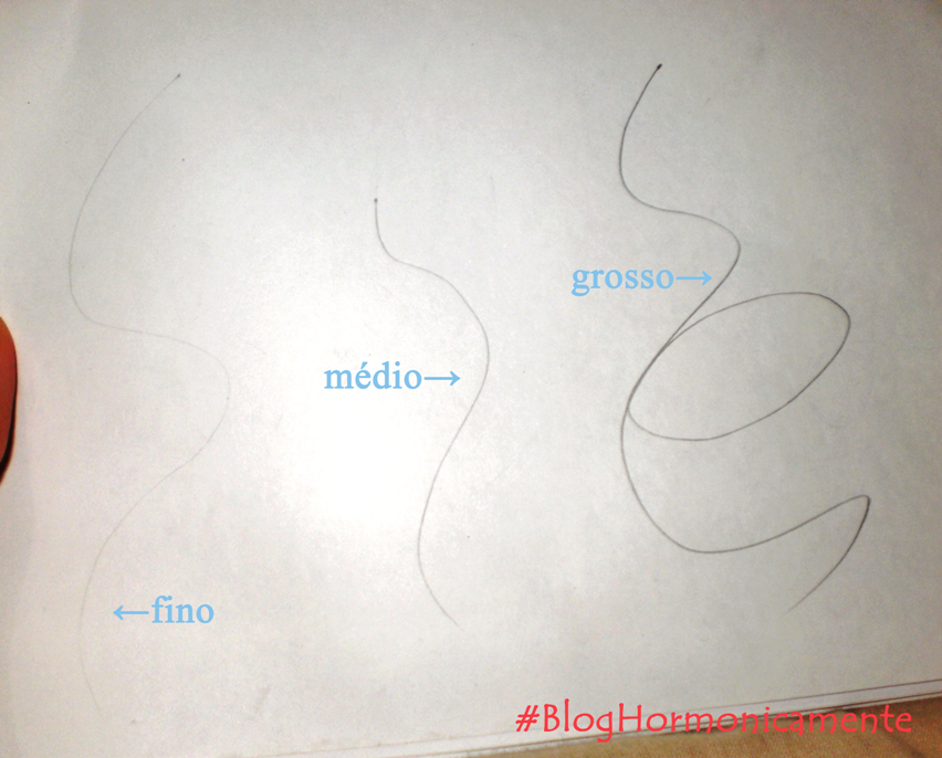 Hormonicamente ¤~: Seu cabelo é fino ou grosso?