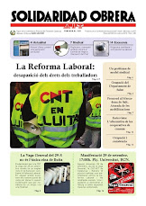 Solidaridad Obrera especial contra la reforma laboral