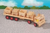 wooden articulated truck