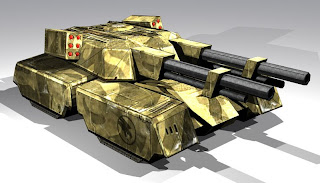 C&C Renegade Papercraft: Mammoth Mark I Tank
