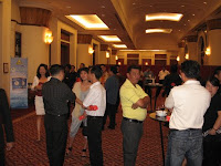 the guests at the foyer during cocktail