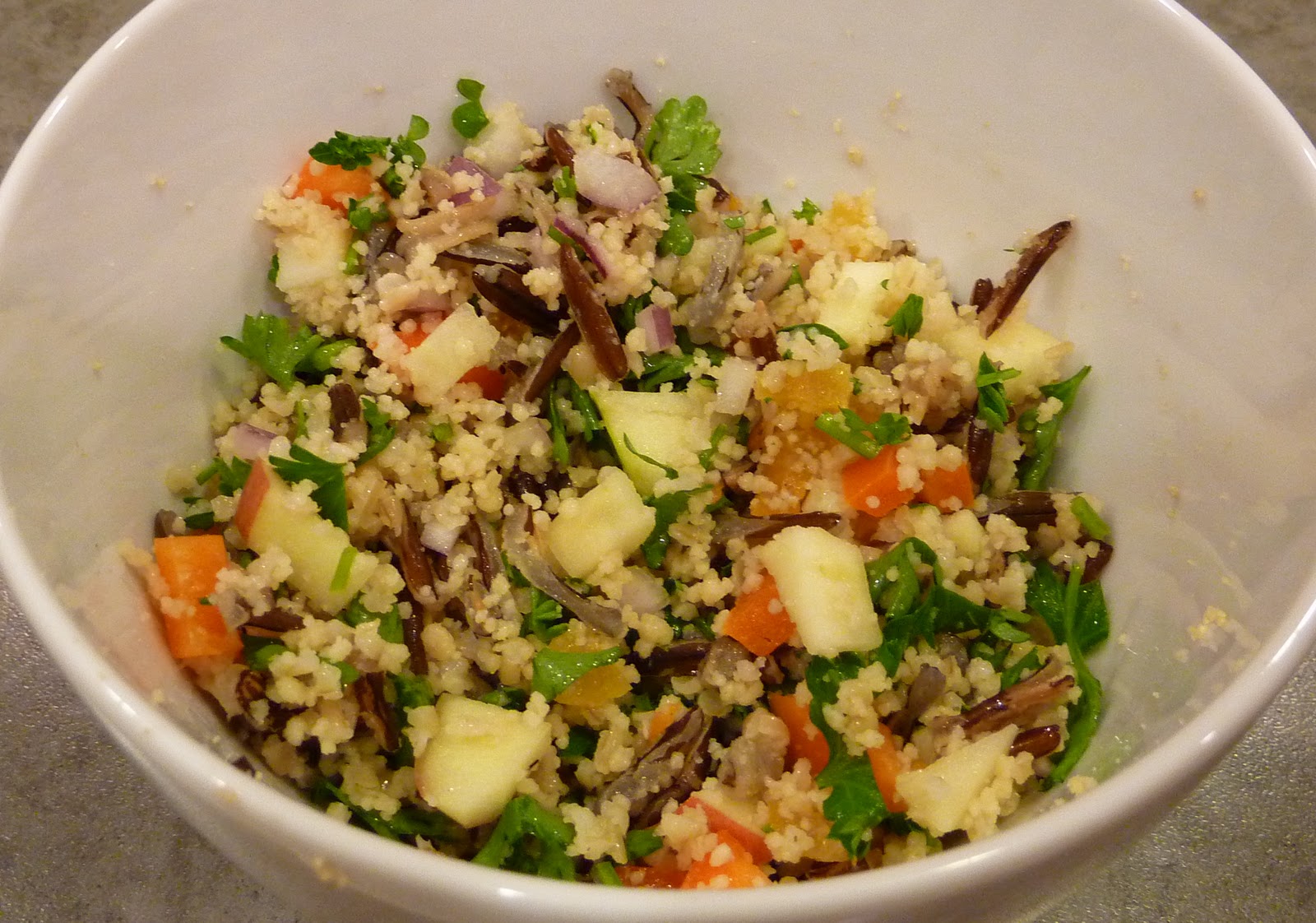 LIFE IS GOOD BULGAR WHEAT, WILD RICE AND COUSCOUS SALAD