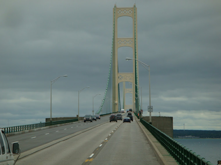 Mackinac Bridge - Longest Suspension Bridge in the Western Hemisphere