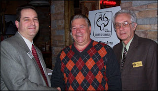 Lou Nisivoccia, Mayor David Scapicchio, and Bill Sohl