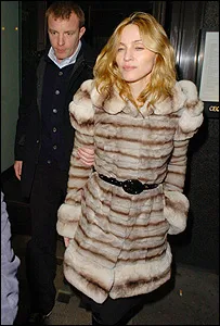 Madonna criticised over fur coat