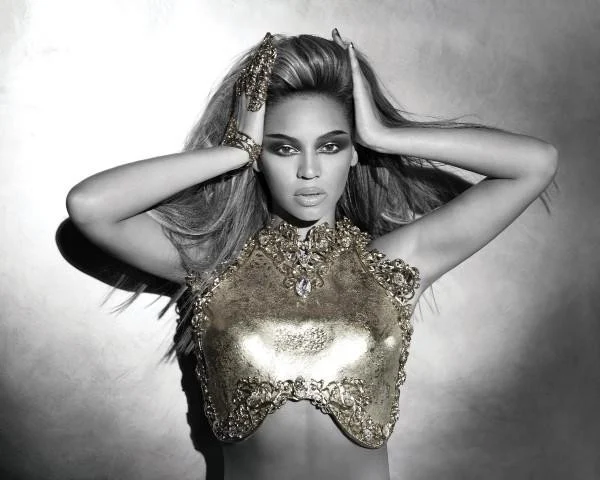 Beyonce Knowles posing as her alter-ego Sasha Fierce