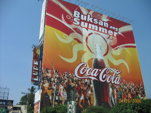 Coke Opens Summer on EDSA Guadalupe Billboard