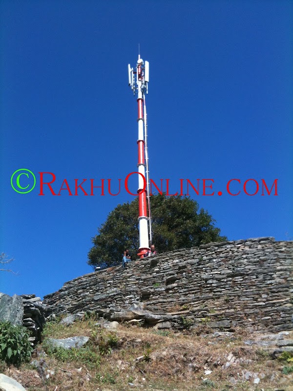 NTC TOWER FROM RAKHU, BHAGAWATI