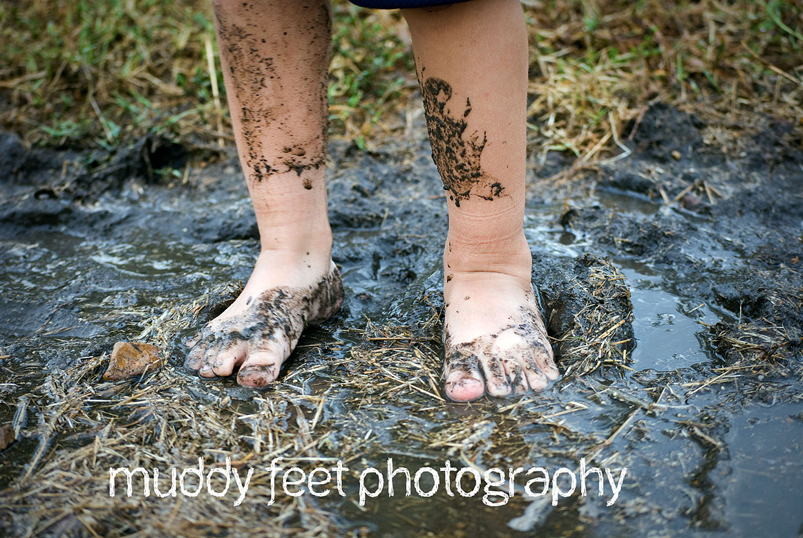 Muddy Feet Photography Boy + Puddles = Joy