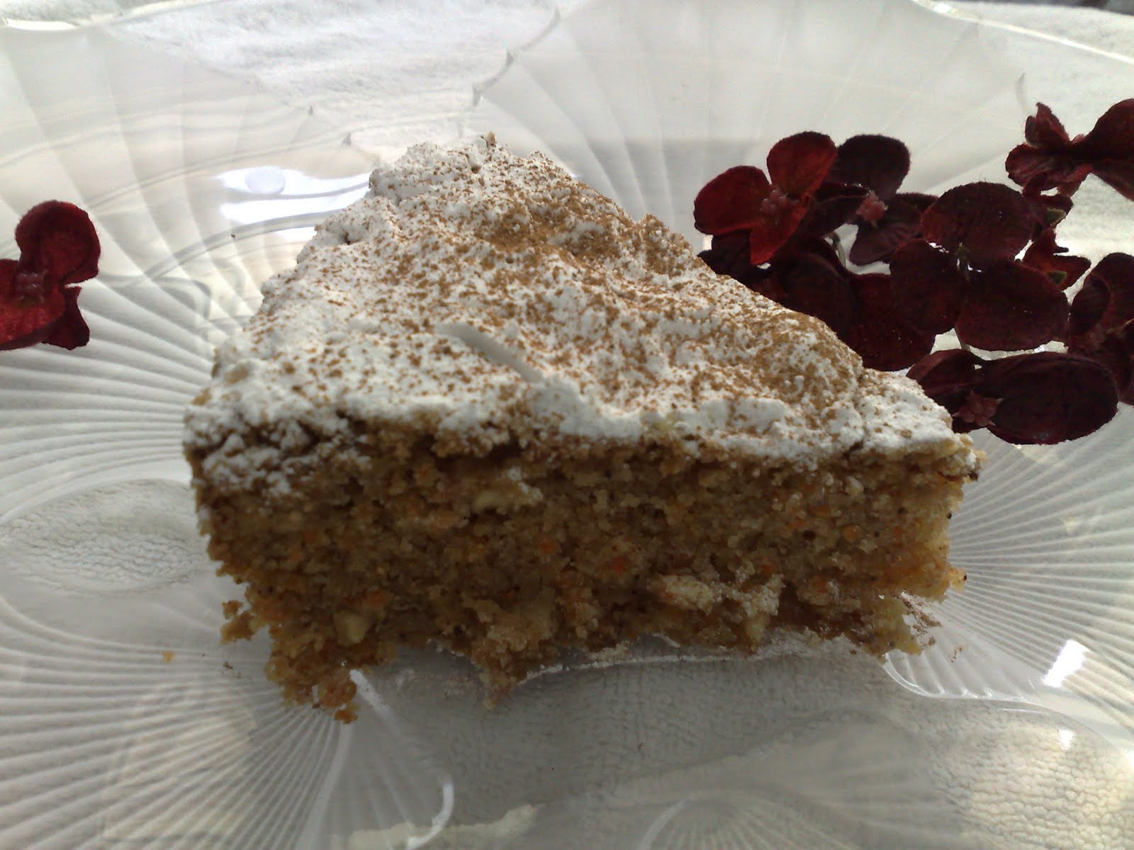 From Mini's CASHEW NUT CARROT CAKE