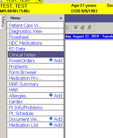 ACHN EMR: Auto Text (Dr. Barker)