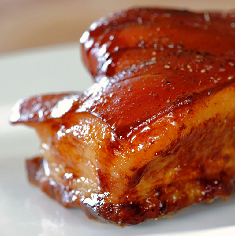 JULES FOOD... PORK BELLY. Slow roasted and seared.
