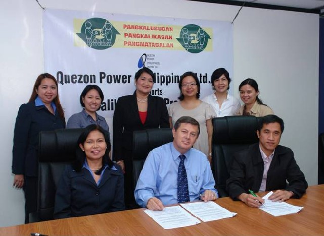 Quezon Power MOA Signing