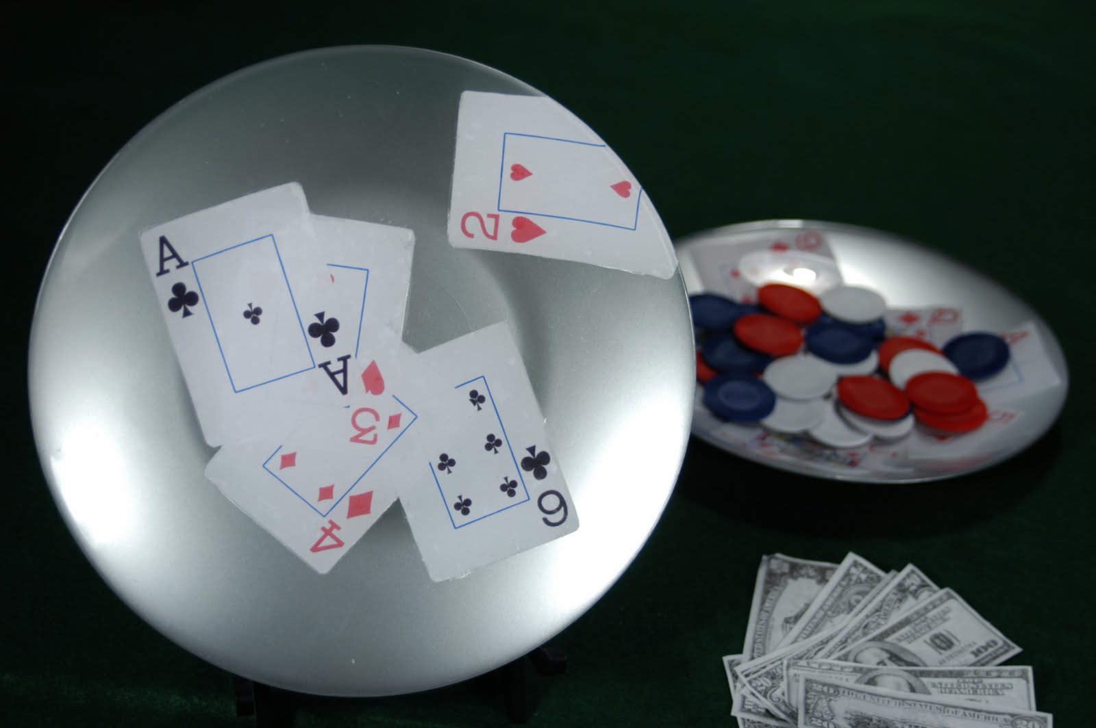 Cathie Filian Make This Poker Time Plates and Dice Stir Sticks