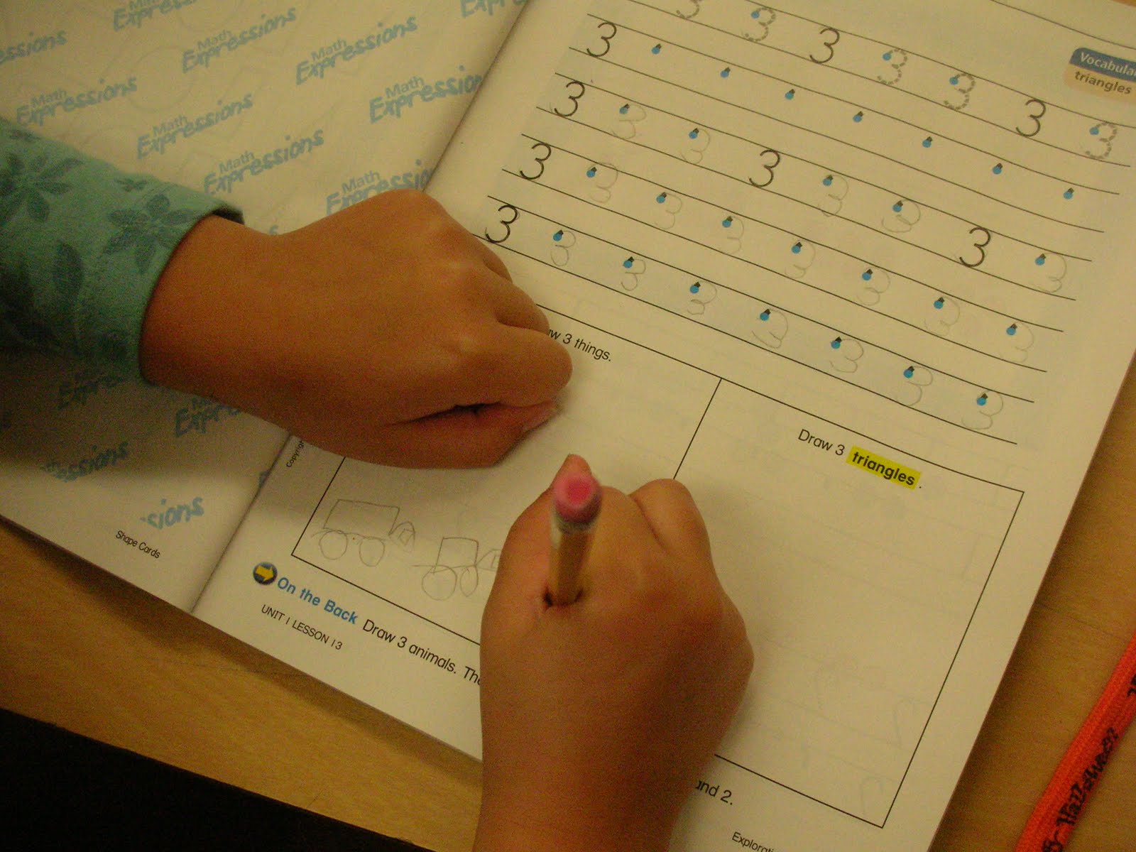 Kindergarten Kids: Numeral Writing
