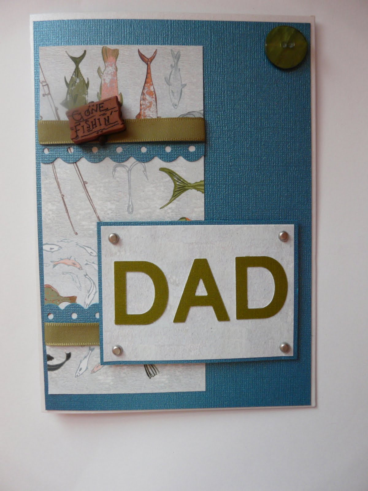 airing cupboard crafts: Dads Birthday Card