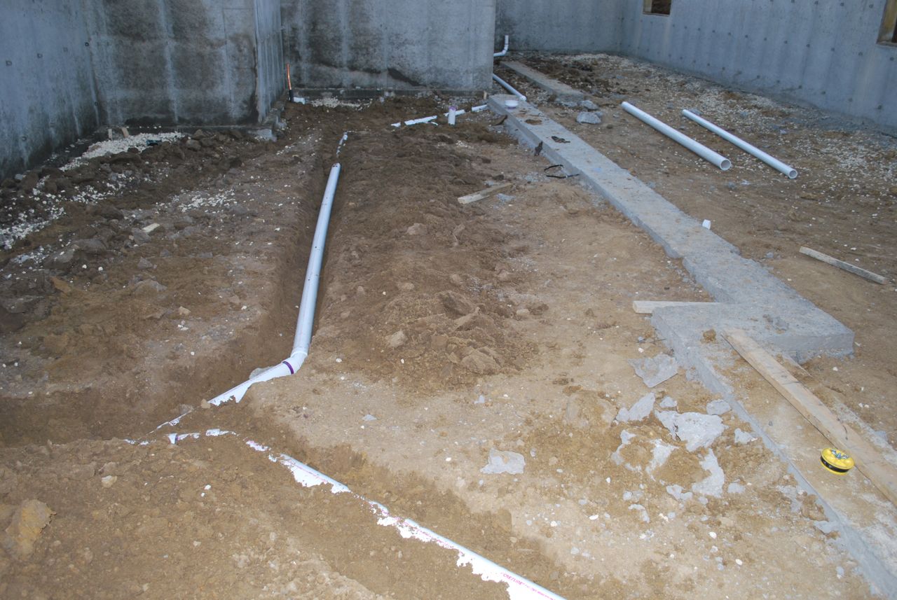 Ken's Iowa House Underground Plumbing