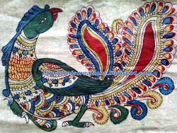 kalamkari painting indian paintings folk techniques crafts mural kerala india done had way avni kalam arts patterns