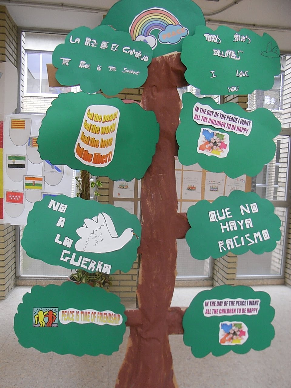 MESETA AL DIA: Peace trees. Árboles de la paz