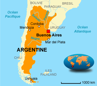 Langue Officielle Argentine Carte