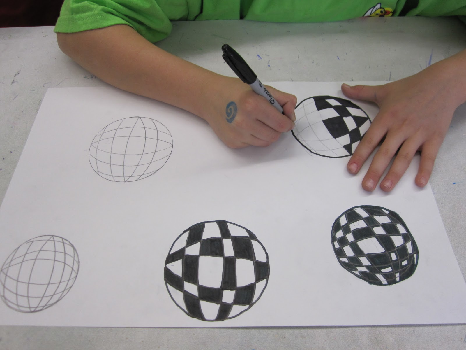 Think Create Art: Op Art-6th Grade