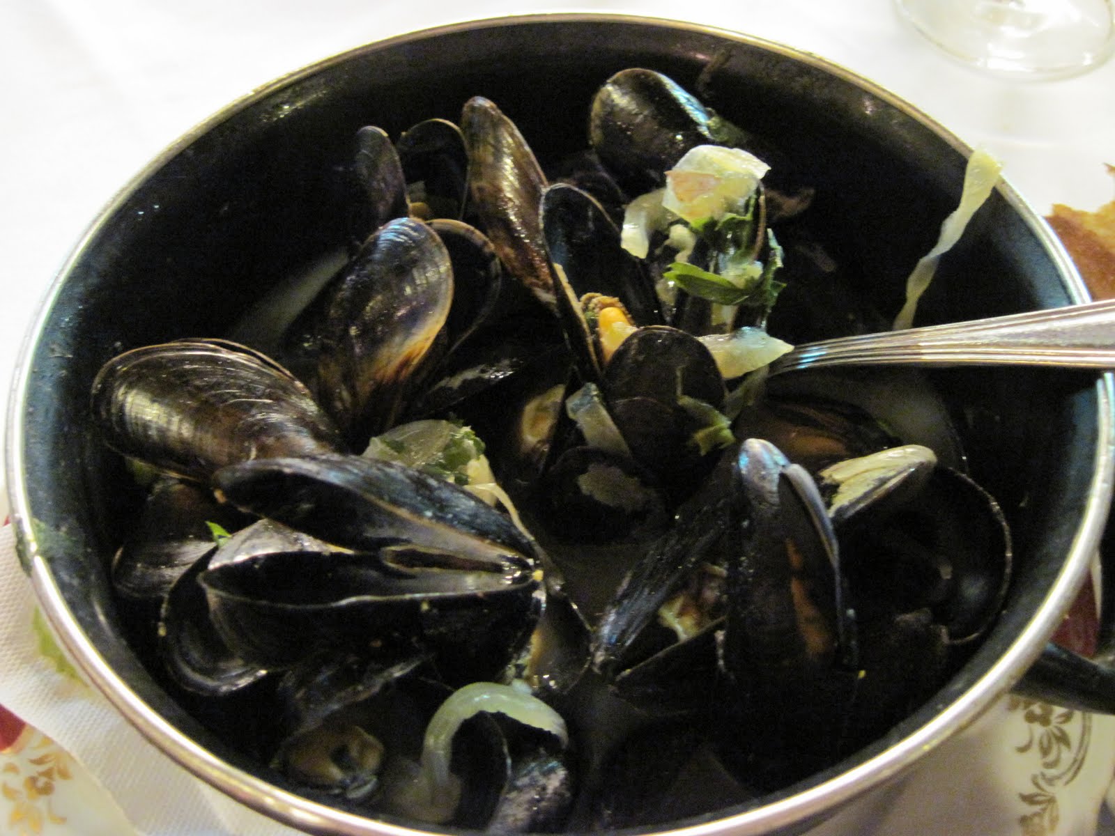 Katie's Travel Blog Mussels in Brussels