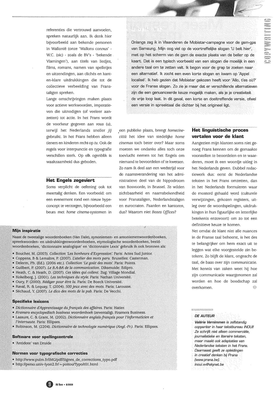 INOUI niouzz Présentation officielle dans Ad Rem, le magazine des pros