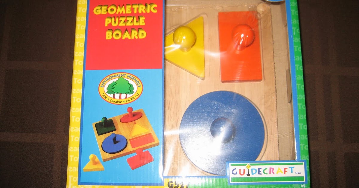 geometric puzzle board