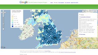 Google UK - The Carbon Footprint Project Map