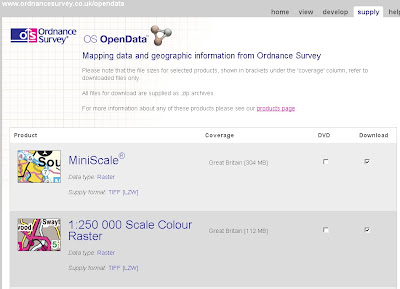 Ordnance Survey Open Data Download