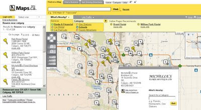 Yellow Pages Canada Maps English (Beta)