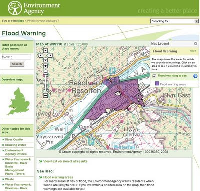 Flood Warnings Mapped - Environment Agency