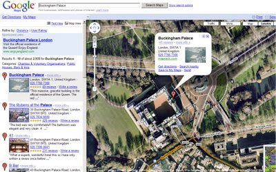 Google Maps in Internet Explorer 8 RC1
