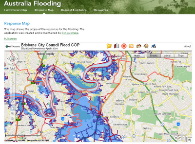 Australia ESRI Flood Map