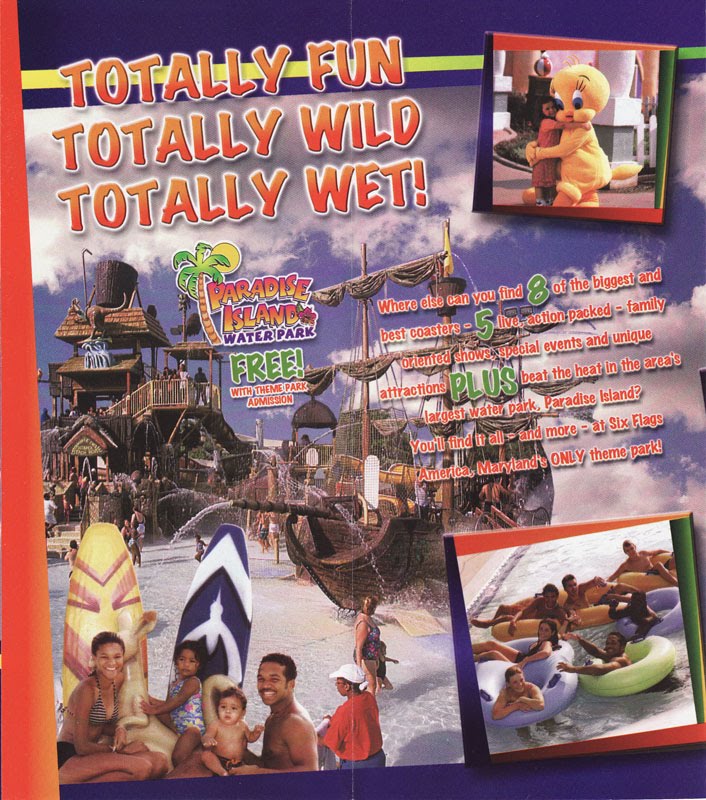 NewsPlusNotes: Sabrina's Brochure Spotlight: Six Flags America 2003