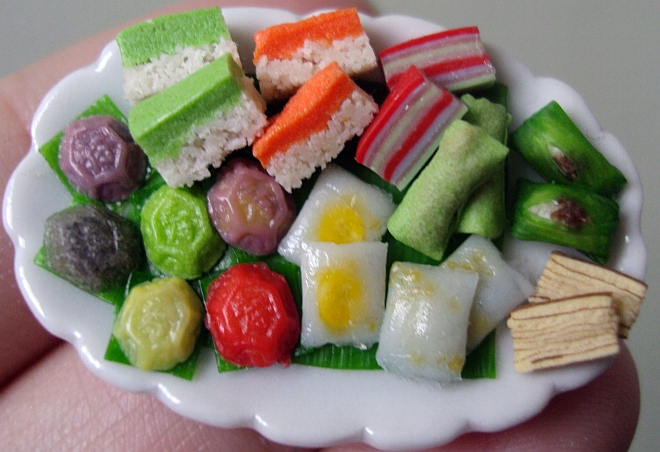 Snowfern Clover - miniature foods 1:12, 1:24 & 1:48 dollhouse scale: 1: ...