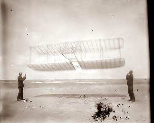Wright Bros Glider, Kitty Hawk, 1901