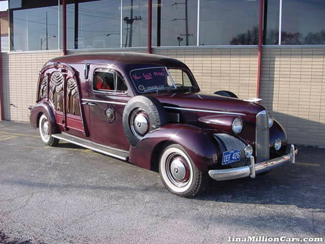 1941 Packard Carved Panel Hearse ~