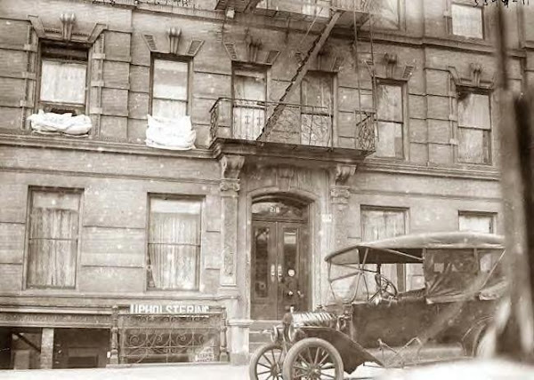Old Model T in front of 218 E. 67th St.