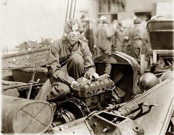 Grace Wagner, Central High Auto Mechanics class. Washington, DC 1927