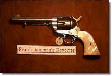 Western outlaw, Frank Jackson's Colt .45 revolver
