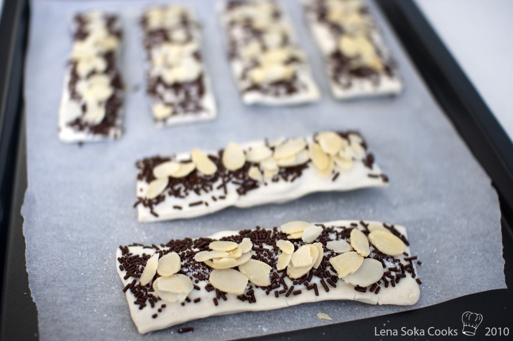 Lena Soka Cooks: Banana Choc Puff Pastry