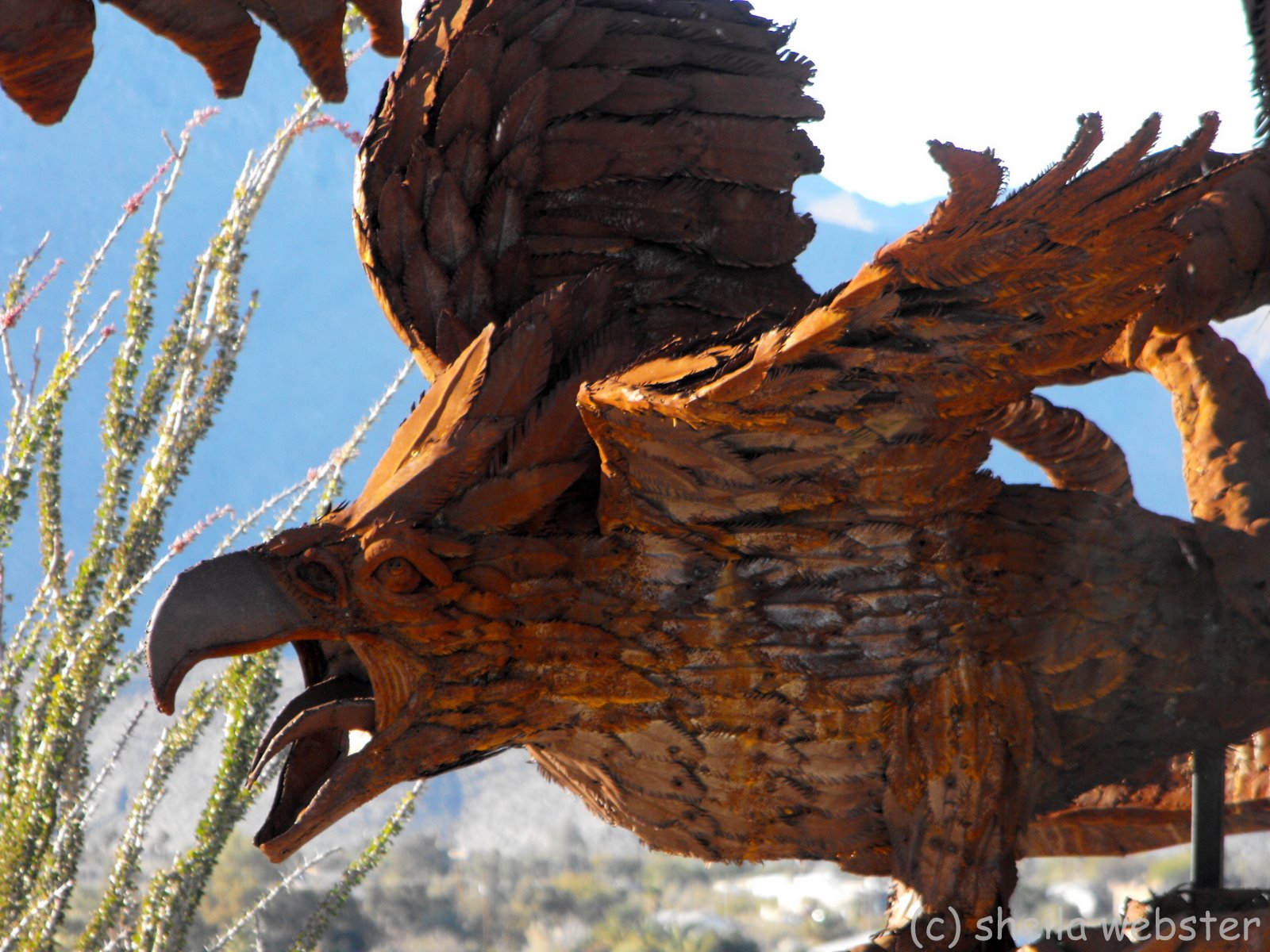We Love RV'ing Borrego Springs, CA Metal Art Sculptures Ricardo