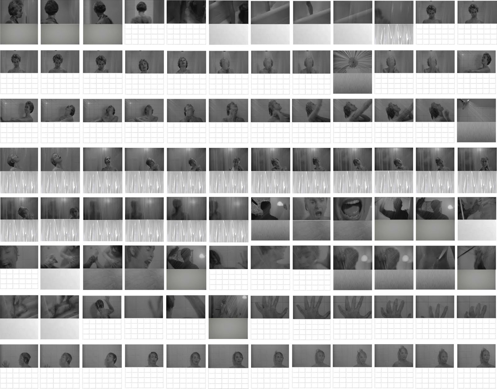 Psycho Spaces Psycho Shower Scene Analysis