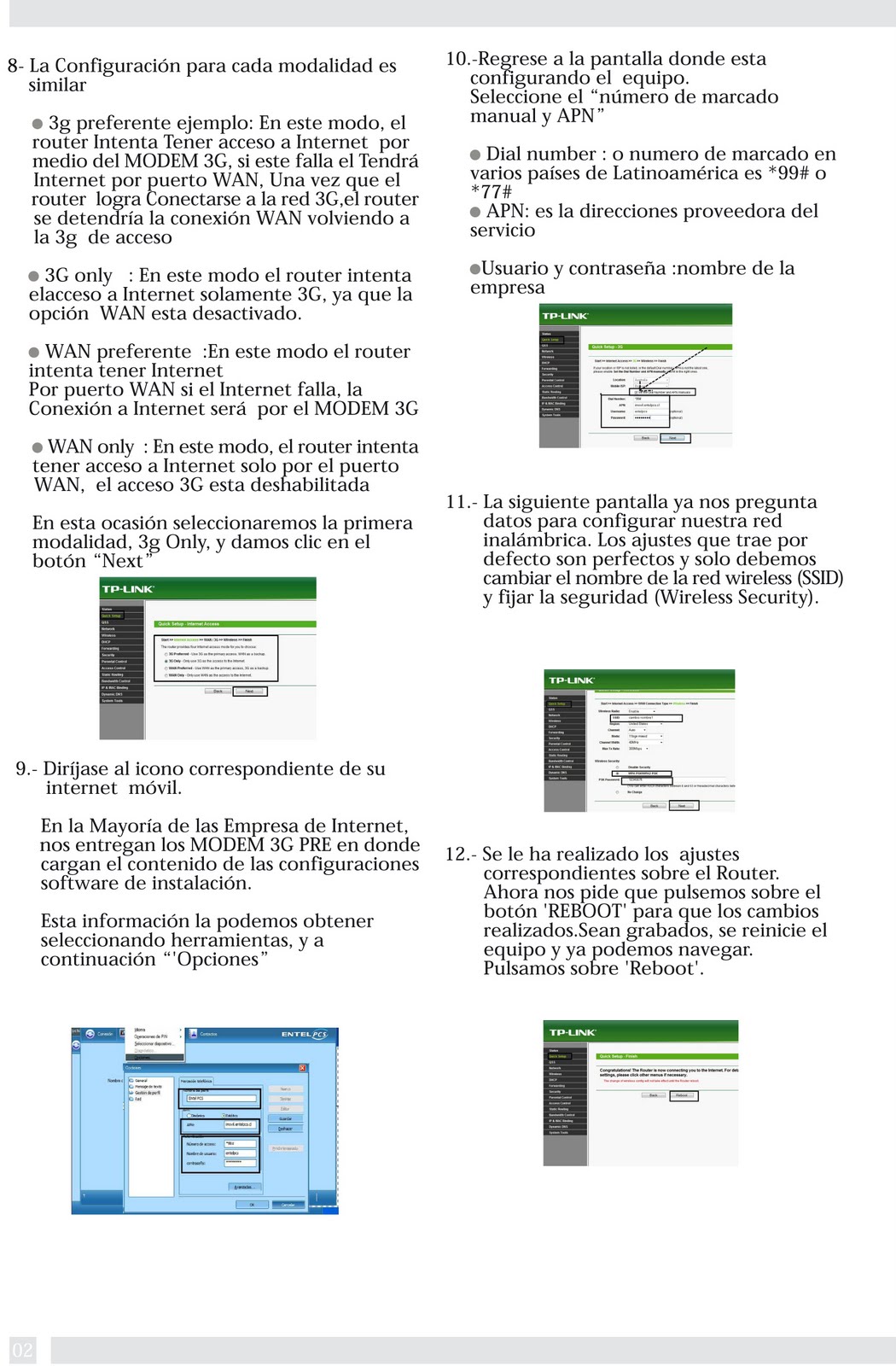 Tp link modem router manual
