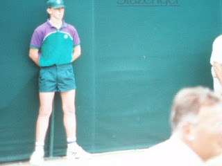 Boys in short shorts: Wimbledon ball boys
