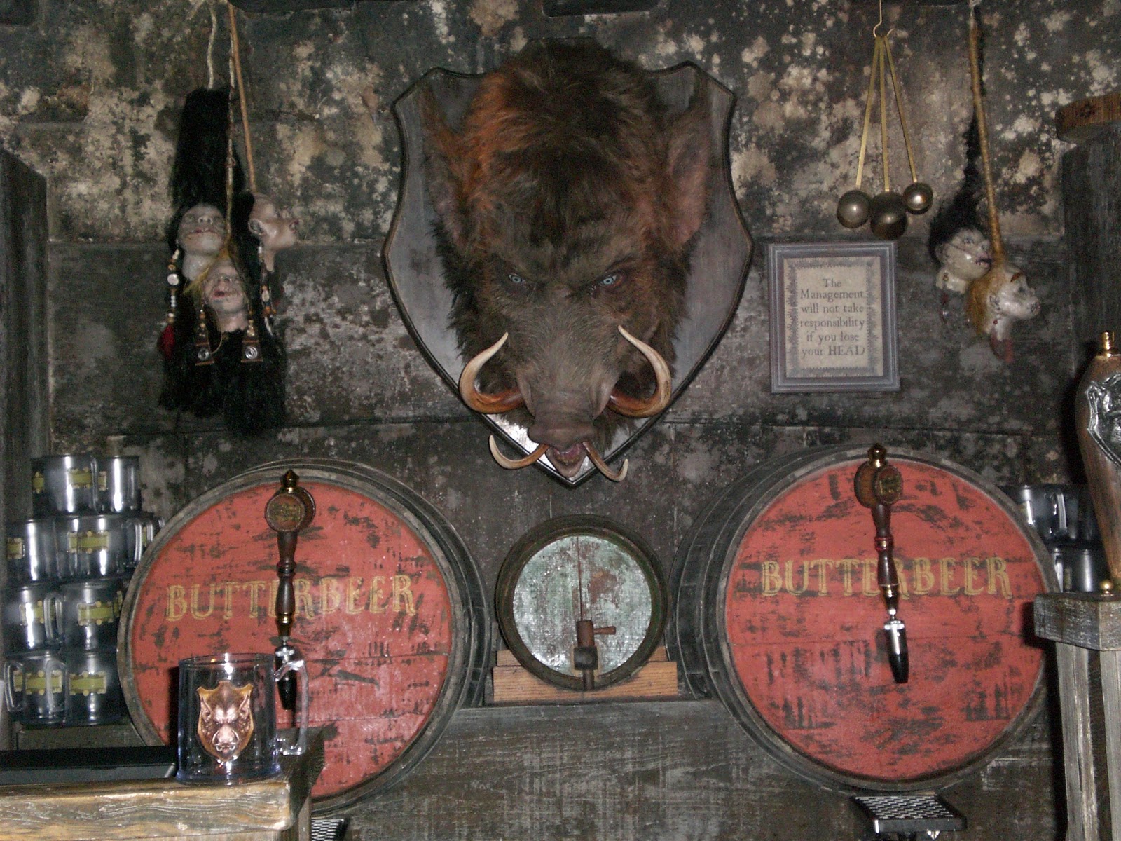 Food Finds and Flops Hogs Head Bar, Wizarding World of Harry Potter