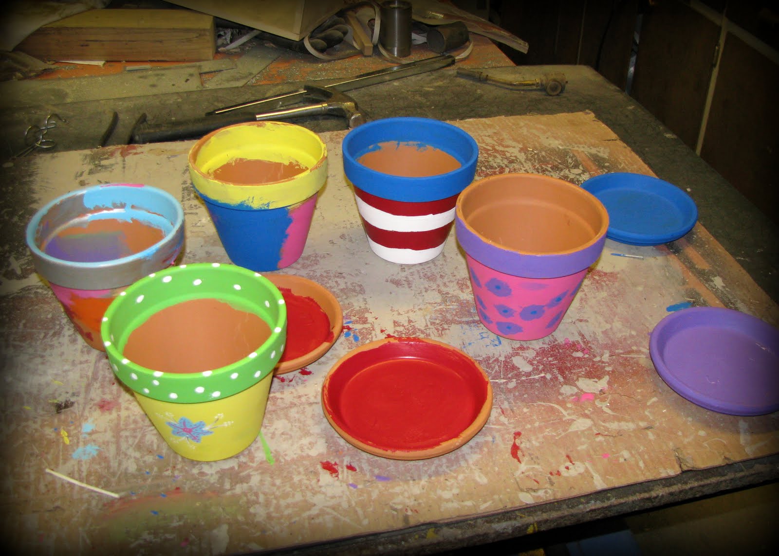 Keeping up with the Michael's Painting Pots