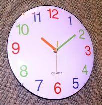 slim wall clock