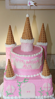 3rd Generation Cake Lady: Pink Castle Cake